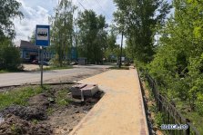 выкса.рф, Завершается ремонт тротуара на улице Слепнёва